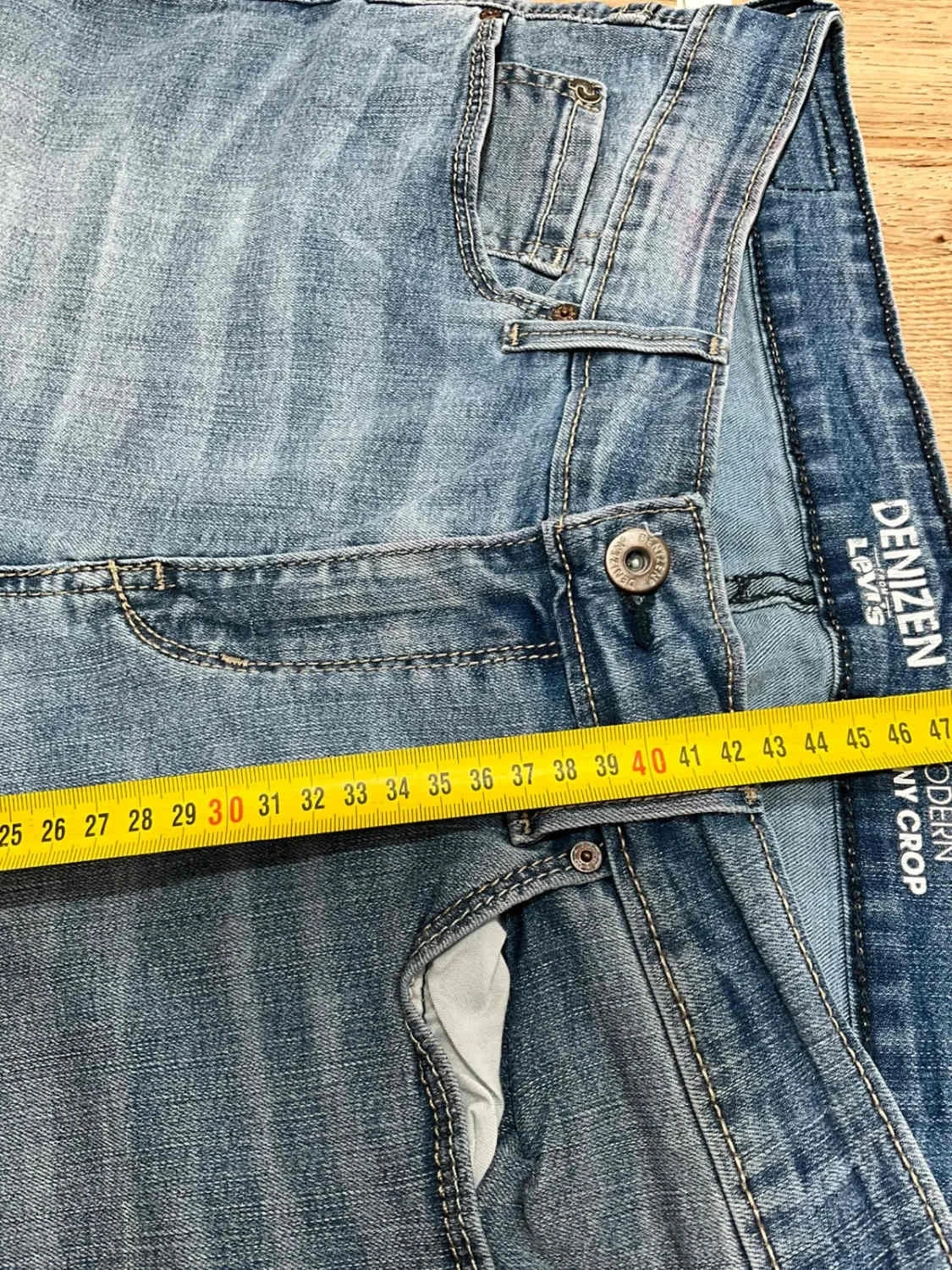 Short Levi's Modern Skinny Crop 12 - W29 Femme Bleu délavé Slv009 – photo 14